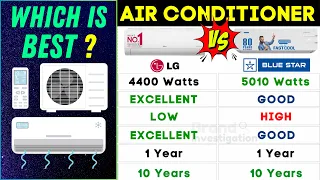Top AC in India 2024⚡️Best 1.5 Ton AC⚡️LG vs Blue Star Air Conditioner