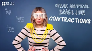 Speak natural English: Using contractions - a Mini English Lesson