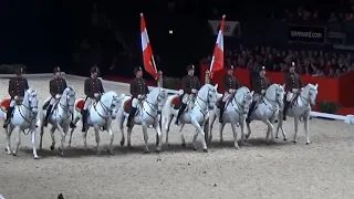 Vienna's Spanish Riding School Lipizzaner Horse Performance Wembley London