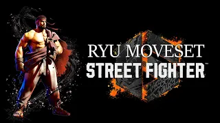 Street Fighter 6 - Ryu Moveset (Full Video Move List)