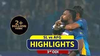 3rd ODI | Highlights | Afghanistan Tour Of Sri Lanka | 30th November 2022