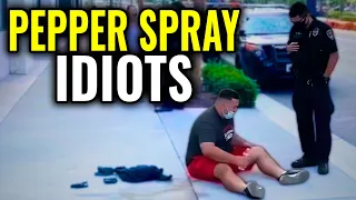 First Amendment Audit - Pepper Spray Thugs Comp. "STEP BACK"! Cops Unlawful Arrest For Self Defense