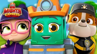 Teamwork Saves The Day! Mighty Express + PAW Patrol + Abby Hatcher #12 - Mighty Express Official