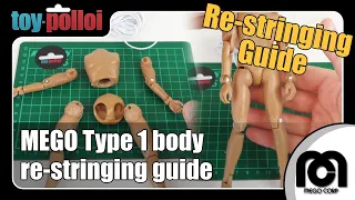 MEGO Type 1 body re-stringing - Toy Polloi