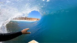 POV Surf Big Tubes Over Shallow Reef