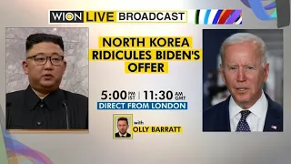 WION Live Broadcast: Watch top news of the hour | Olly Barratt | North Korea ridicules Biden's offer