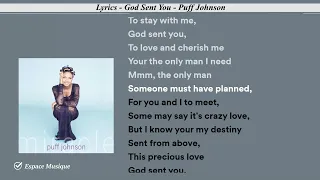 Lyrics   God Sent You   Puff Johnson