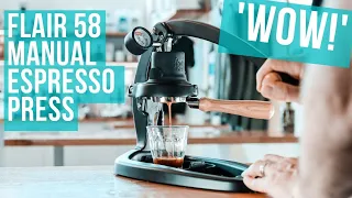 Overview of the Flair 58 manual espresso press that pulls shots you will not believe!