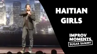 Comedy: Sugar Sammy about Haitian girls