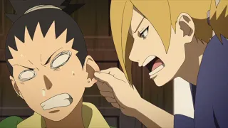 Temari deja sin cenar a Shikamaru y a Shikadai   Español Latino