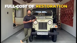 Cost of Restoration-Mahindra 1996 CL500 MD 4x4#restoration #4x4