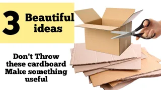 DIY || How to Reuse cardboard || cardboard craft