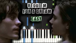 Requiem for a Dream - Main Theme - EASY - Piano Tutorial Synthesia (Download MIDI)