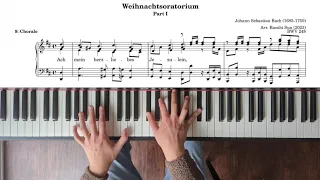 Christmas Oratorio: 9. Ach mein herzliebes Jesulein! (piano transcription)