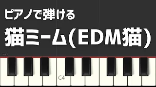 ピアノで弾ける猫ミーム（EDM猫）