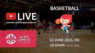Basketball Mens Myanmar vs Vietnam (Day 7) | 28th SEA Games Singapore 2015