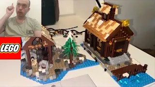 LEGO ideas Viking Village. Timelapse and castle update