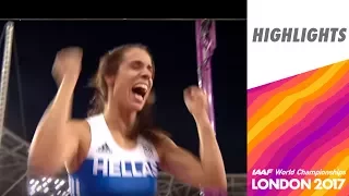 WCH London 2017 Highlights - Pole vault - Women - Final - Stefanidi wins gold