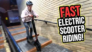 URBAN SENDS ON INSANE ELECTRIC SCOOTER! - DRIFTS, STAIRSETS & BURNOUTS