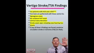 What are the 5 Physical Exam Tests Done to Make Diagnoses in Dizziness and Vertigo Patients? 113A