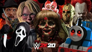 HORROR CHARACTERS ROYAL RUMBLE (HALLOWEEN SPECIAL) | WWE 2K20 Gameplay