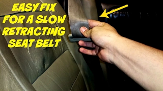 Here Is How To Fix A Slow Retracting Or Tangled Seat Belt