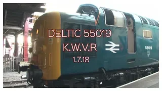 DELTIC 55019 K.W.V.R 1/7/18  LOCO TV UK