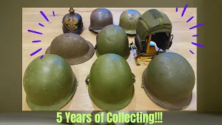 My ENTIRE Military Helmet Collection!!!