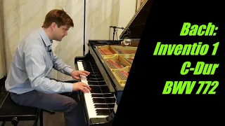 Johann Sebastian Bach - Inventio 1 - Invention 1- C-Dur - C-major - BWV 772 - Klavier - Piano