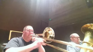 Respighi, Fountains of Rome, 3rd movement, bass trombone & tuba