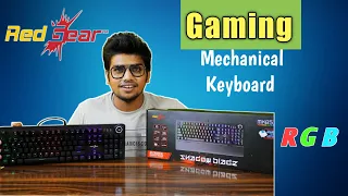 Best Budget Gaming Keyboard 🔥🔥 | Unboxing & Review of RedGear Shadow Blade Mechanical Keyboard 😍