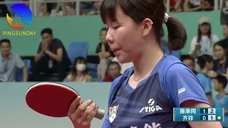 [Re-LIVE HD] Chen Xingtong vs Qi Fei | China Super League 2023