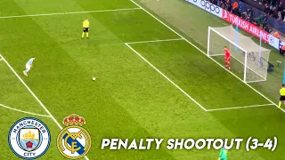 Full Manchester City vs Real Madrid Penalty Shootout (3-4)