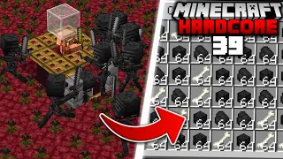 I Built a Wither Skeleton FARM in Minecraft Hardcore (#39)