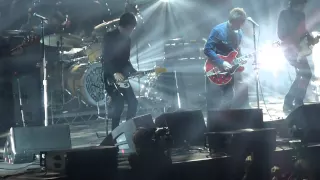 Johnny Marr on stage with Noel Gallagher 9/3/15 in Manchester 'Ballad Of The Mighty I'