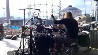Pearl Artist Jaska Raatikainen Drum Cam - Angels Don´t Kill @ Tuska, Helsinki Finland 27.6.2014
