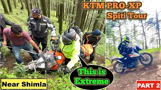 Aisa Adventure Kabhi Nahi Dekha | Hidden Route Between Shimla & Chandigarh | KTM Pro-XP Spiti Tour 🔥