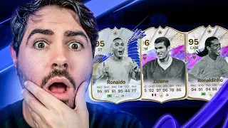 O QUE FOI ISSO!!! O TRIO MAIS INSANO DE TODOS OS DRAFTS! R9 ICON TOTY, ZIDANE E R10 FUTUROS CRAQUES