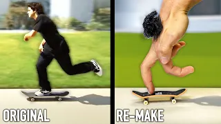 Re-Making Skate Video With a Fingerboard!