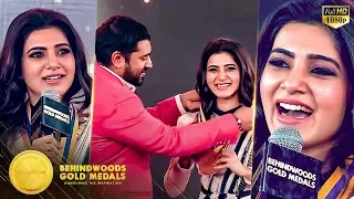 I Want to Dedicate this Award to Thalapathy Vijay & Atlee - Samantha's Ultra Cute Speech in BGM 2017