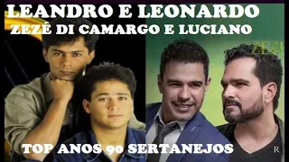 ZEZÉ DI CAMARGO E LUCIANO, LEANDRO E LEONARDO E OUTRAS SELEÇÕES SERTANEJAS PT1 CANAL DA WANESS