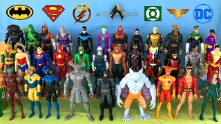 My Best Action Figures Dc Comics, Batman, Superman, Aquaman, Wonder Woman, The Flash, The Joker