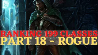 Pathfinder: WotR - Ranking 199 Classes Part 18: Rogue & Archetypes