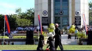 "Day of Anger" ceremony at Choeung Ek killing field