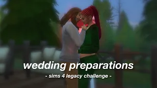 Alexis & Kris prepare for their wedding || Sims 4 Legacy challenge EP24 || solitasims