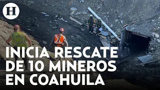 Mineros quedan atrapados en mina de Coahuila; anuncian trabajos de rescate