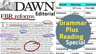 Dawn Editorial With Urdu Translation| Editorial Analysis| How to read Dawn Editorials & Opinions|