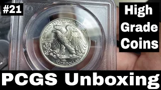 PCGS Unboxing Video 21 - High Grade Coins