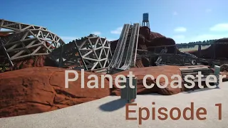 let's play planet coaster fr episode 1, découverte du parc