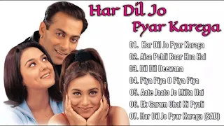 Har Dil Jo Pyar Karega Movie All Songs | Salman Khan, Rani M , Preity Z | 90's Hits |